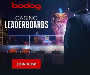 Bodog Casino Tournaments with Blackjack, Double Deck Blackjack and slots like  Reels & Wheels XL, 777 Deluxe, A Night with Cleo, Fairy Wins, Gold Rush Gus, Instant Inferno, Mystic Elements, Golden Buffalo, Fast & Sexy, Lawless Ladies